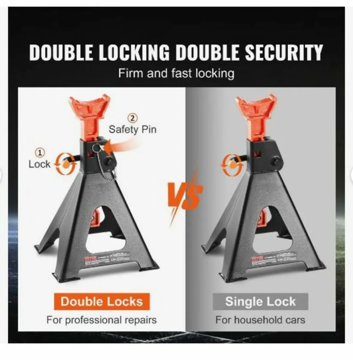 Jack Stands, 6 Ton - Image 3