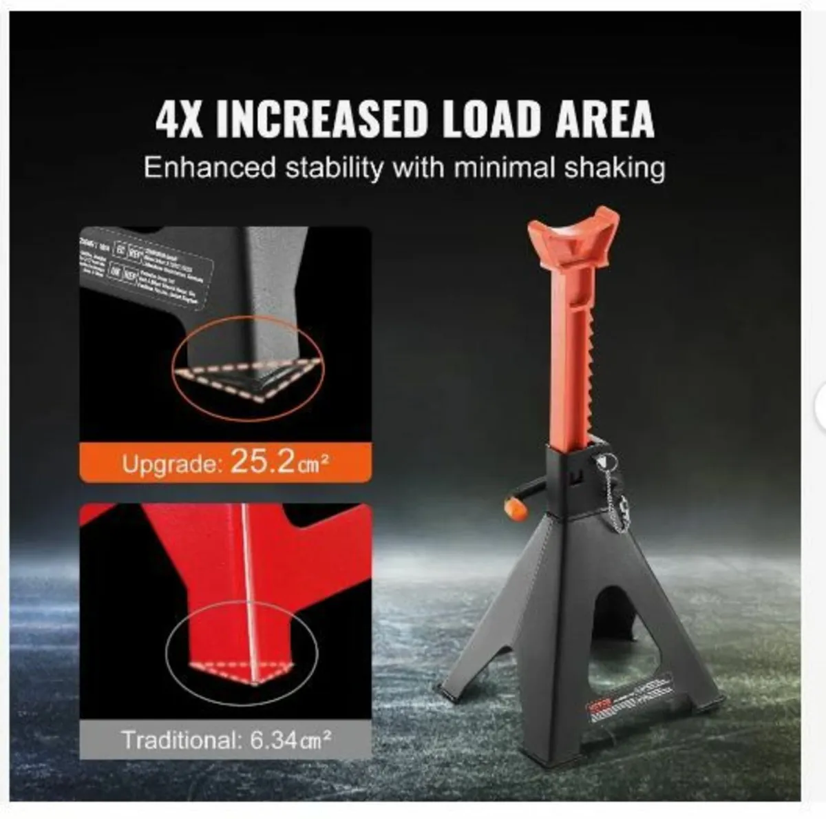 Jack Stands, 6 Ton - Image 4