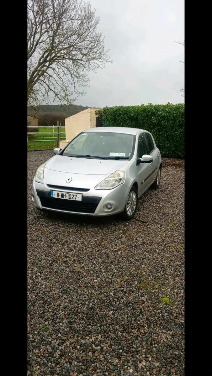 2011 Renault clio nct .16/12/26.  Low mileage 77k - Image 1