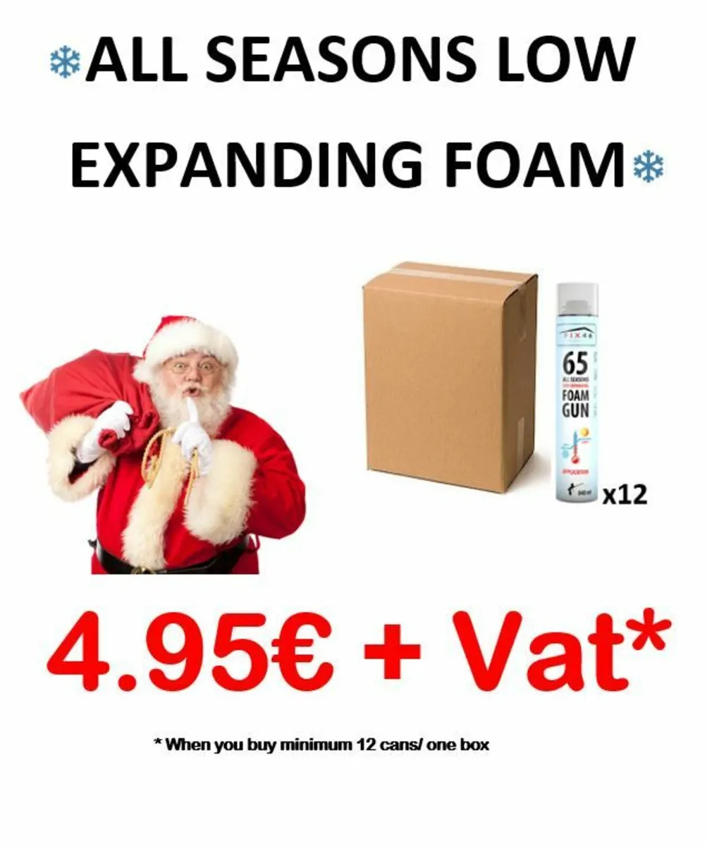 💥Insulation Foam for Windows and Doors €4.95+Vat - Image 1