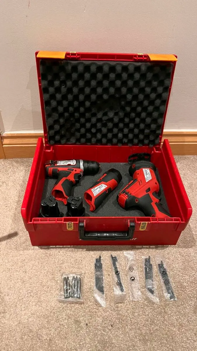 WORKZONE Titanium 3-Piece Cordless Tool Kit (10.8V - Image 1