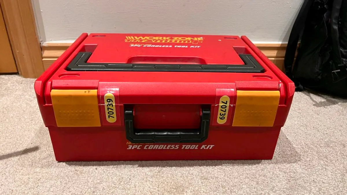 WORKZONE Titanium 3-Piece Cordless Tool Kit (10.8V - Image 2