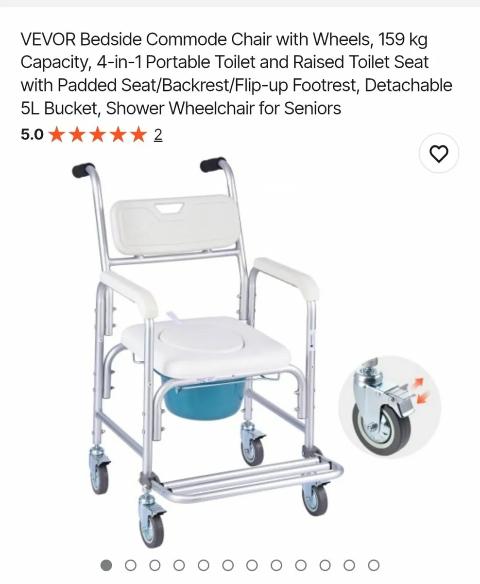 Portable 4 in 1 New Commode
