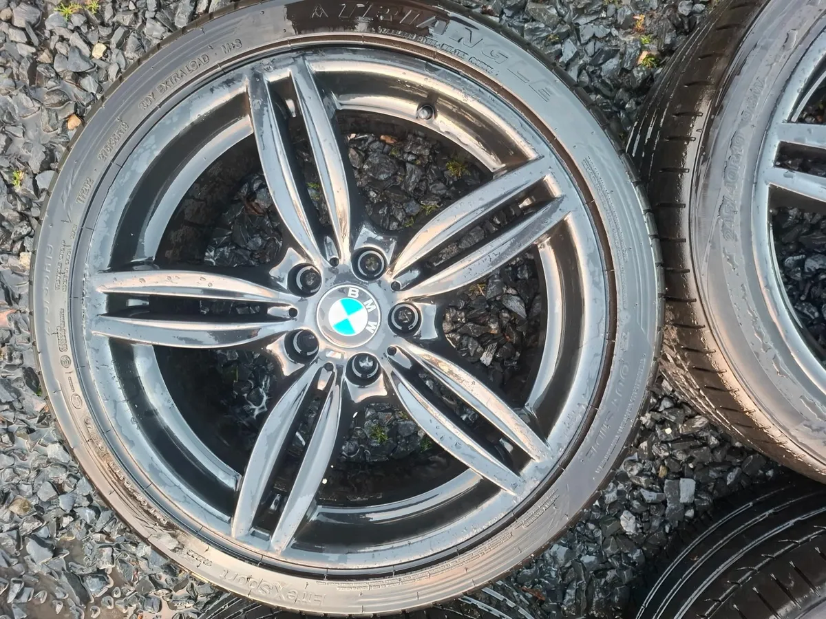 19" Genuine Bmw 5 Series F10 M Sport Alloys with t - Image 4