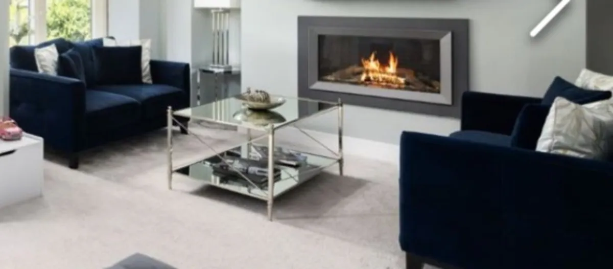 Navy 2 seater Sofa Ez Living Interiors - Image 1