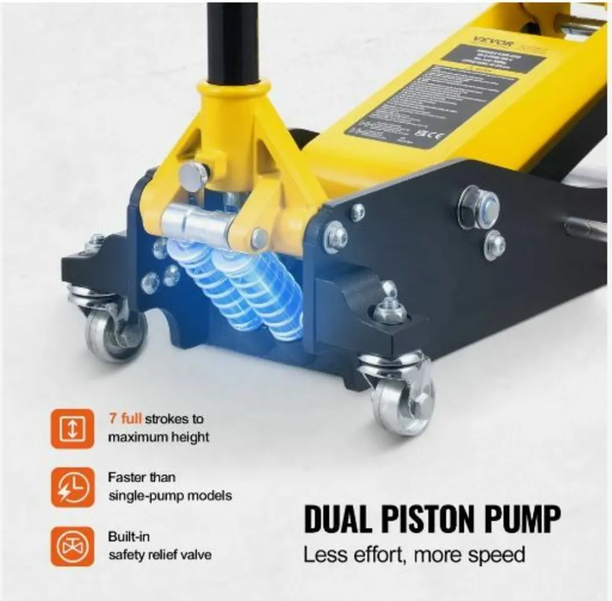 Low Profile Floor Jack 2 Ton - Image 2