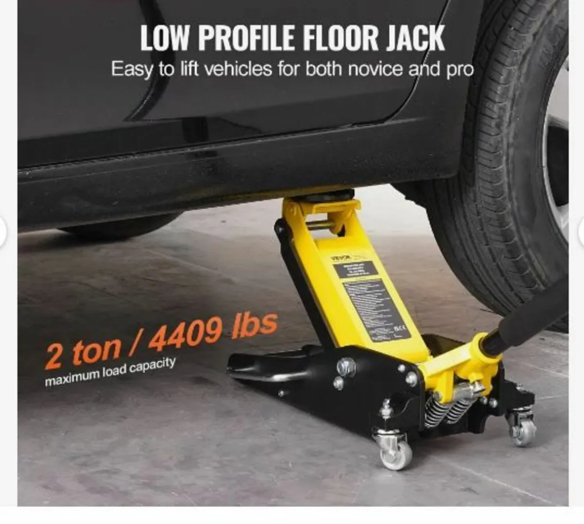 Low Profile Floor Jack 2 Ton - Image 3