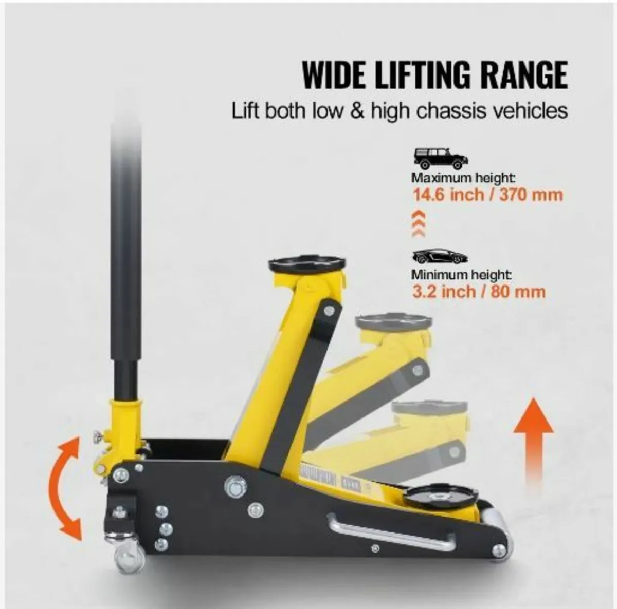 Low Profile Floor Jack 2 Ton - Image 4