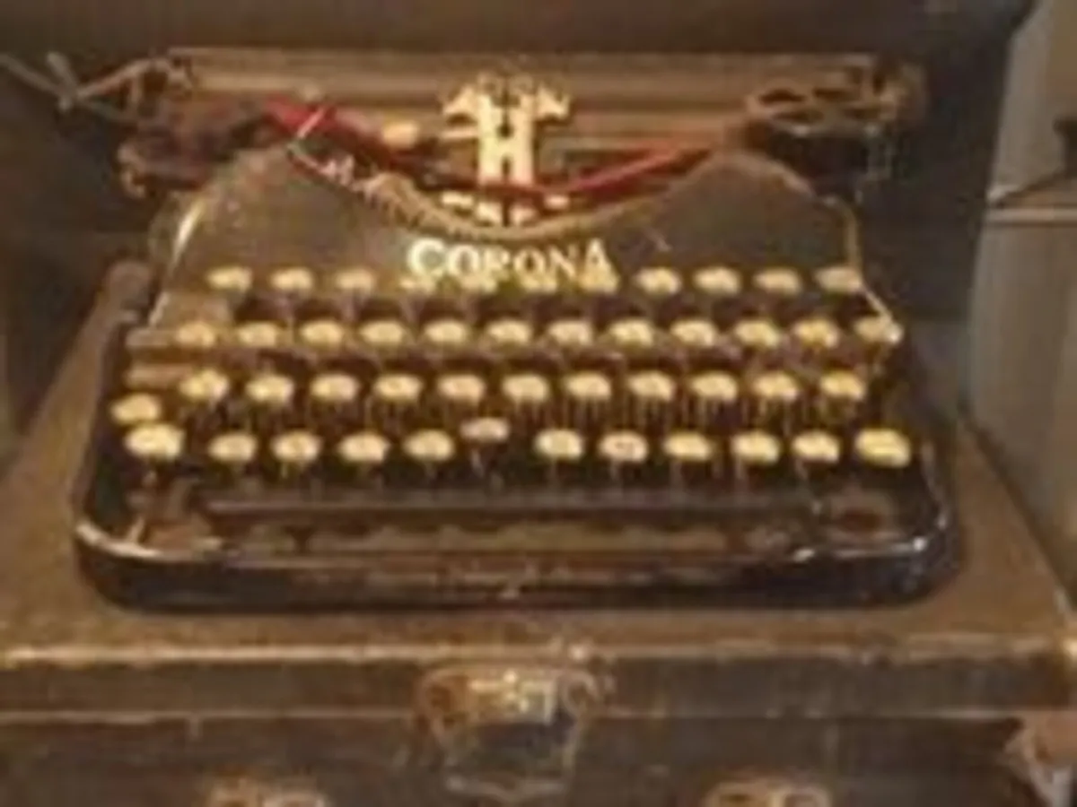 Antique Corona Typewriter made in Groton N.Y. USA