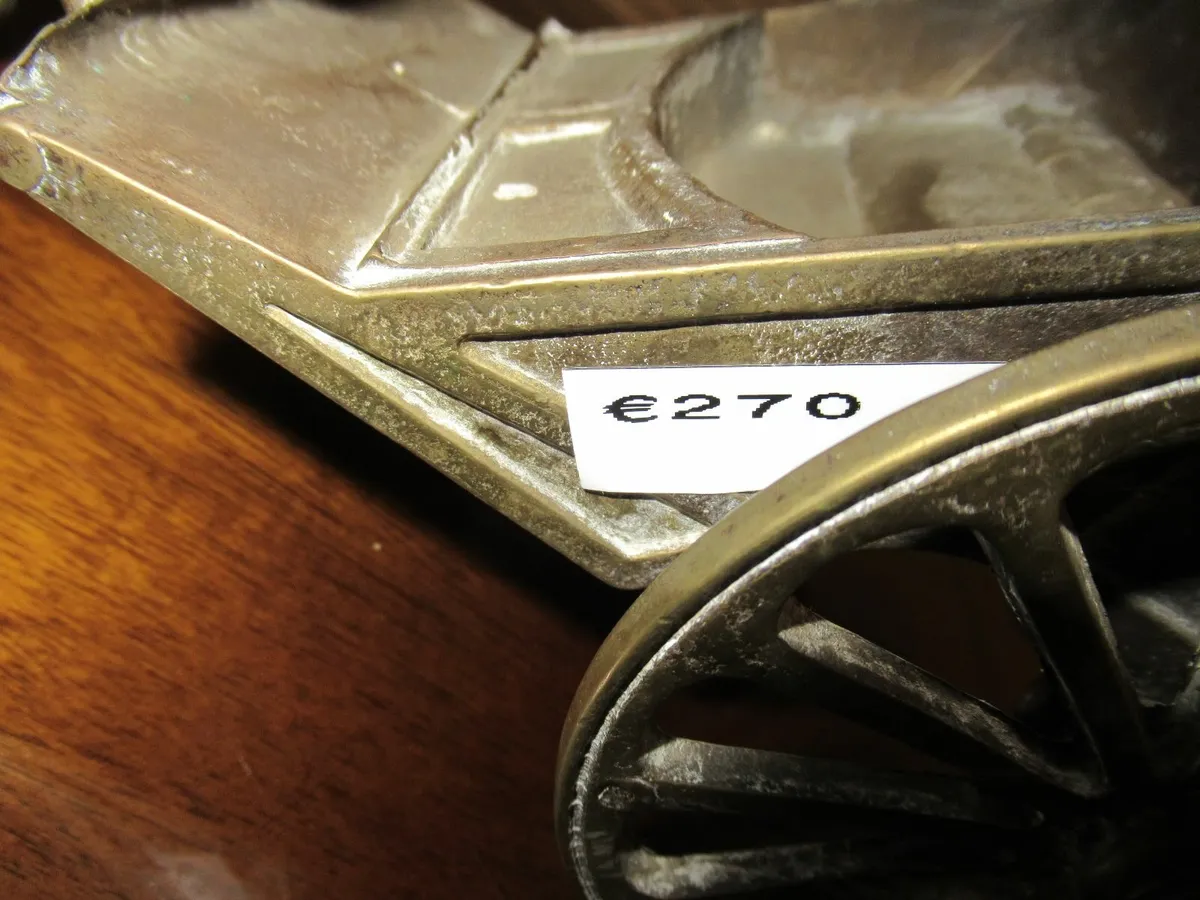 antique brass horse cart cottage pub vintage - Image 2