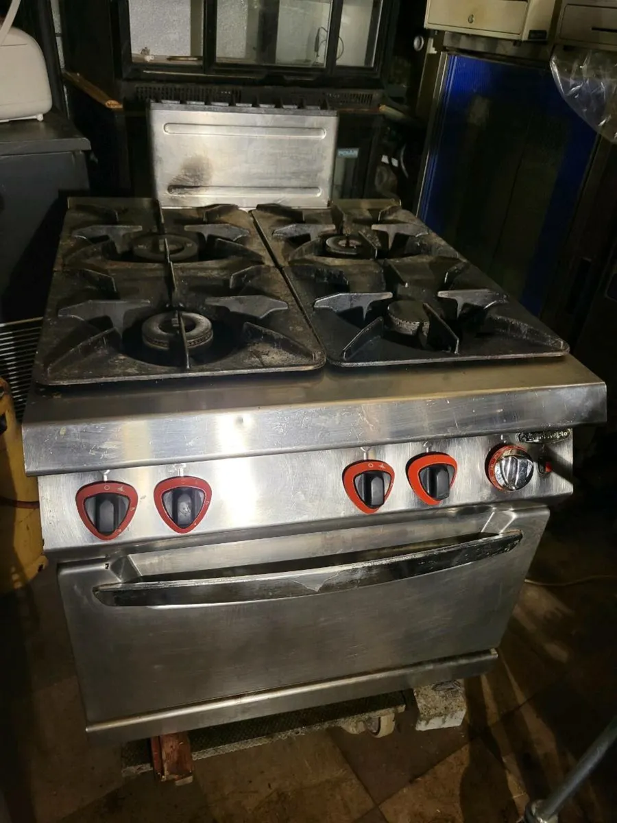 Cooker Range 4 Burner With Oven ANGELO PO - Image 1