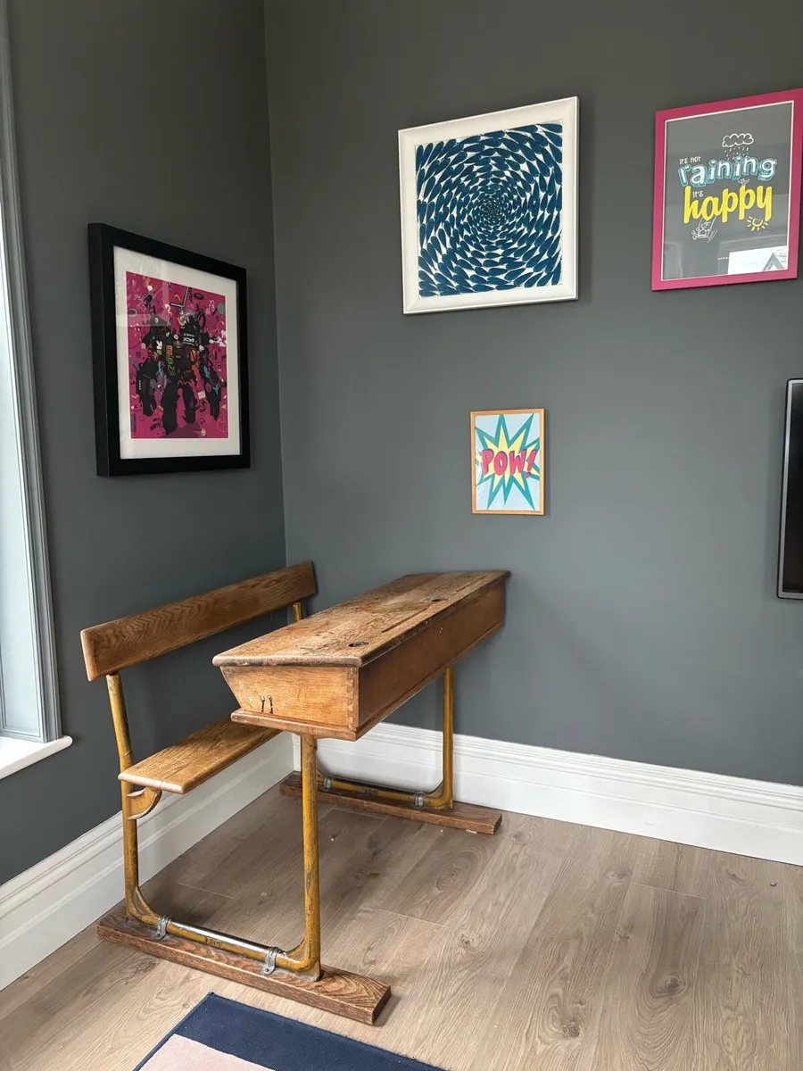 Vintage school desk - Image 1