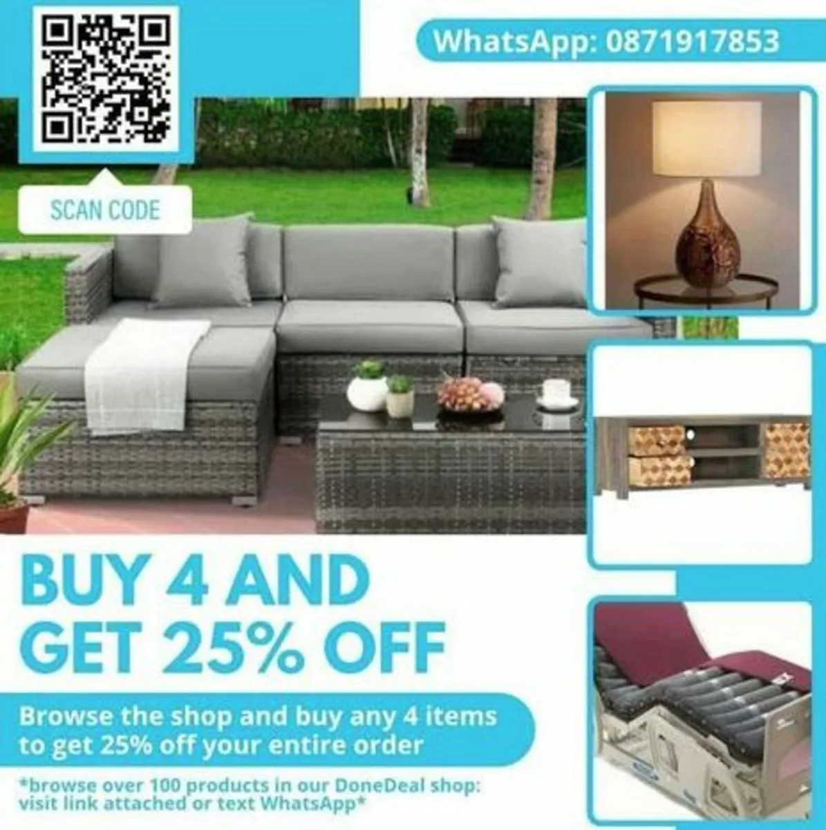 Mannion 70'' 4 -Light Track Kit - Image 2