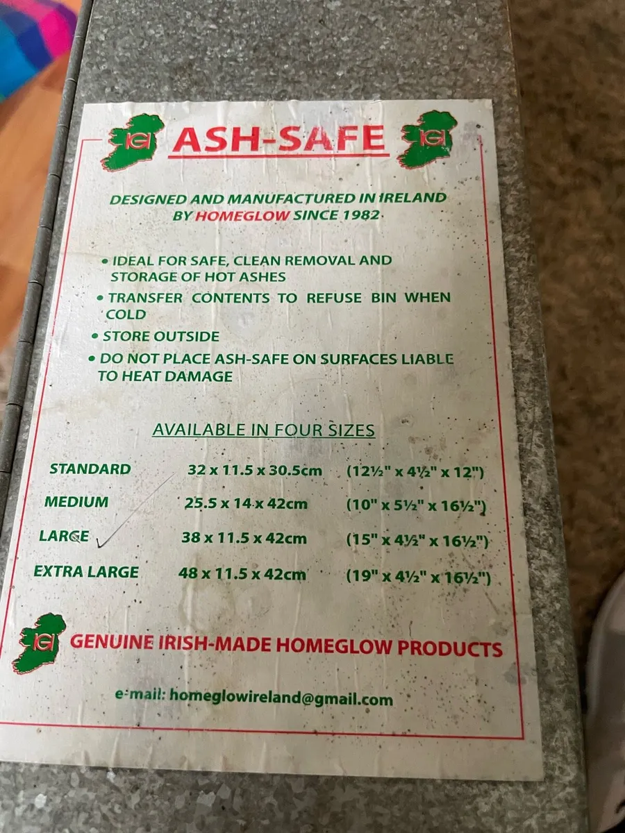 Ash bucket - brand new and never used - Image 1