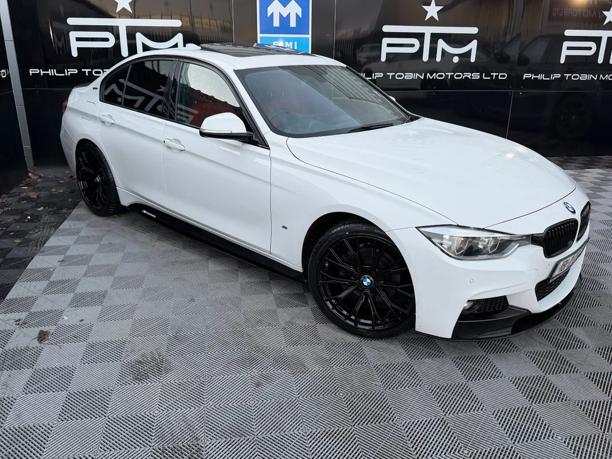 BMW 330e M Sport 252HP Auto Sunroof & Red Leather - Image 3