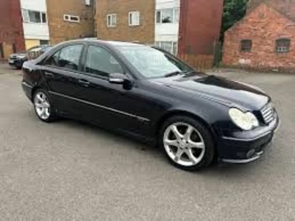 Black 06 Mercedes Wedding Transport Merc Car C180 - Image 3