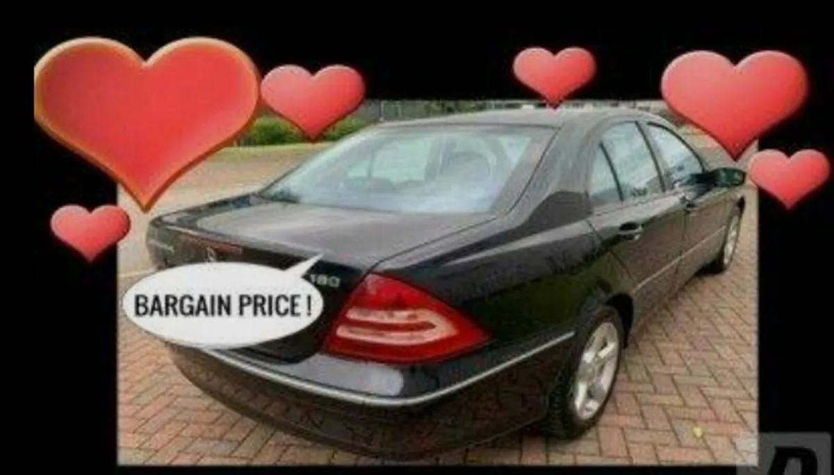 Black 06 Mercedes Wedding Transport Merc Car C180 - Image 4