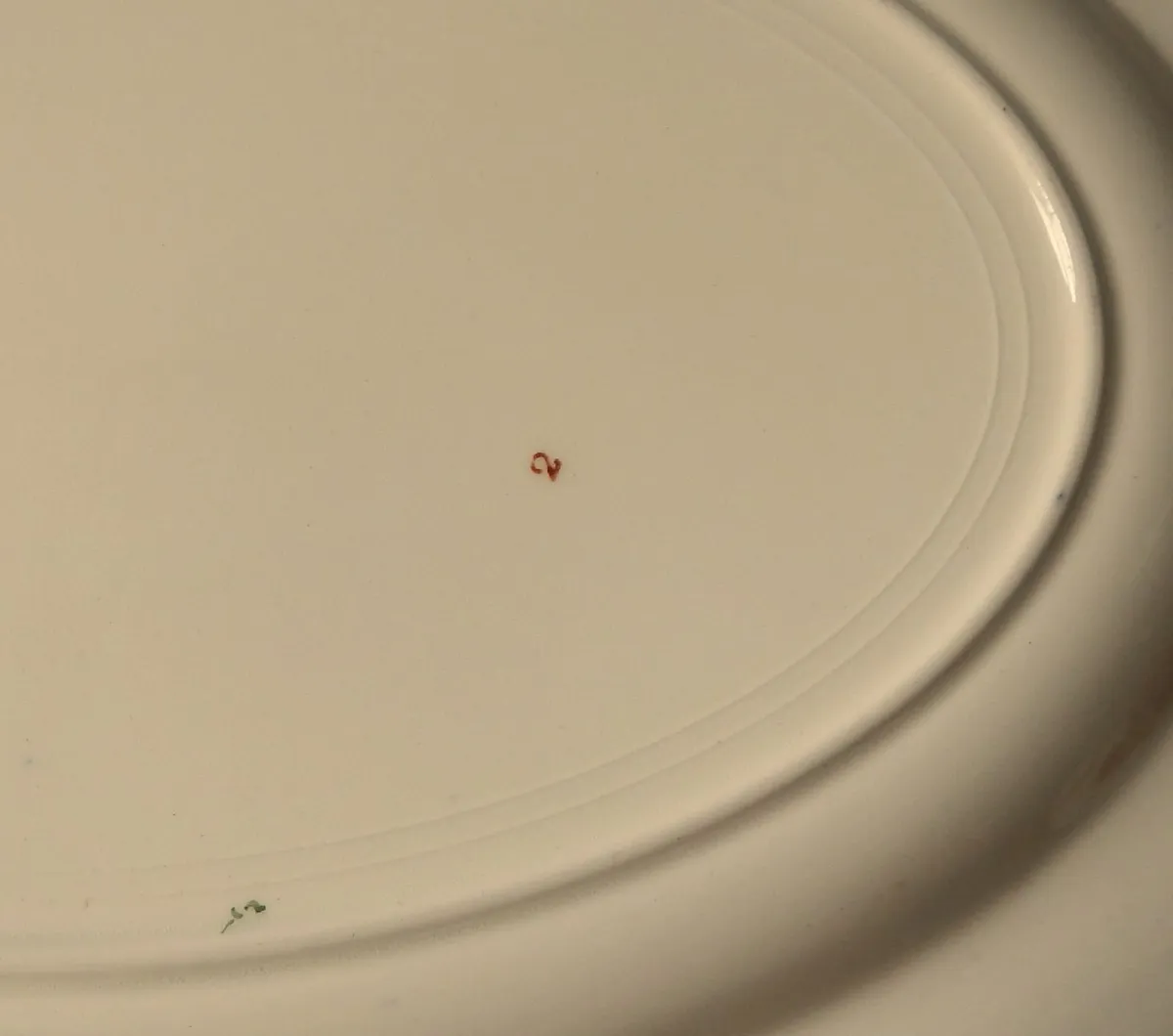 Vintage Ceramic Scalloped Edge Serving Platter - Image 3