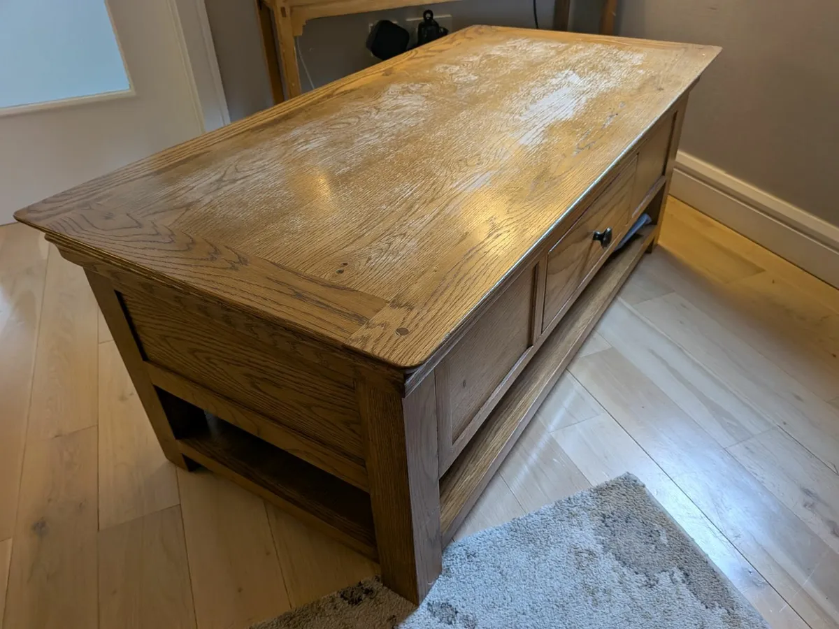 Solid Wood Coffee Table - Image 3