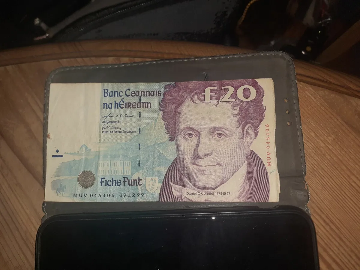 1999 Irish Twenty Pound Banknote Old Ireland £20 - Image 1