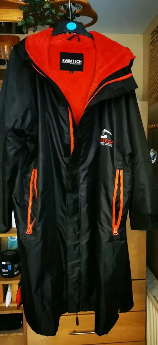 SwimTech Parka Robe - Black - Image 2