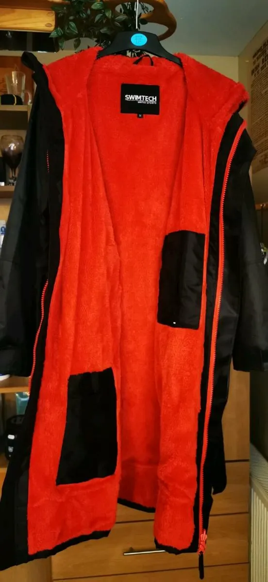 SwimTech Parka Robe - Black - Image 3