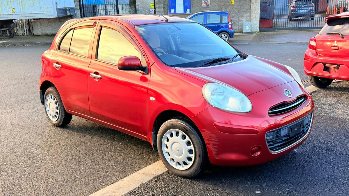 Nissan March 2013 Red - Image 2