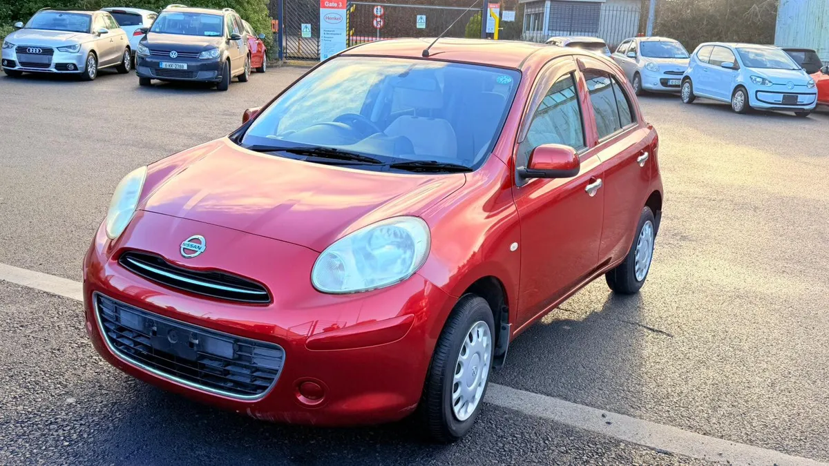Nissan March 2013 Red - Image 3