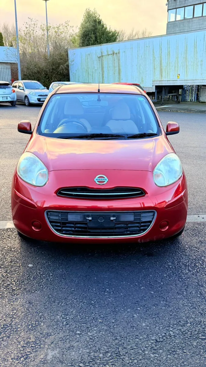 Nissan March 2013 Red - Image 1