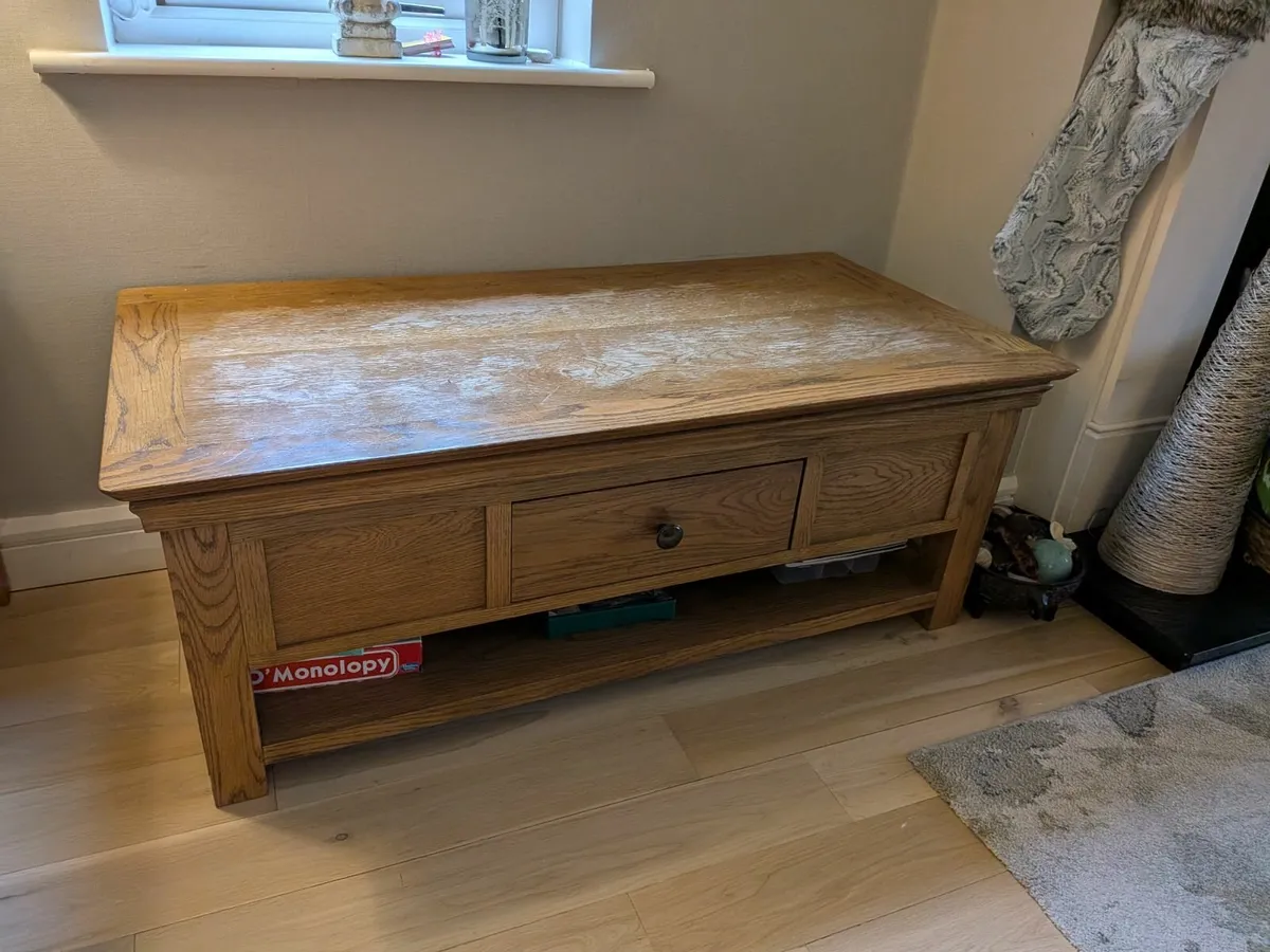 Solid Wood Coffee Table - Image 2