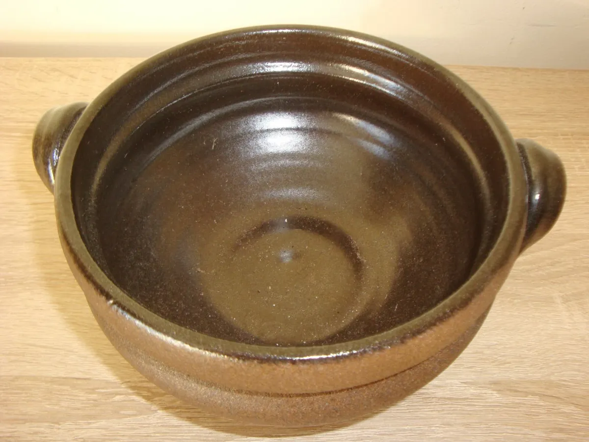Lovely brown bowl with handles - Image 2