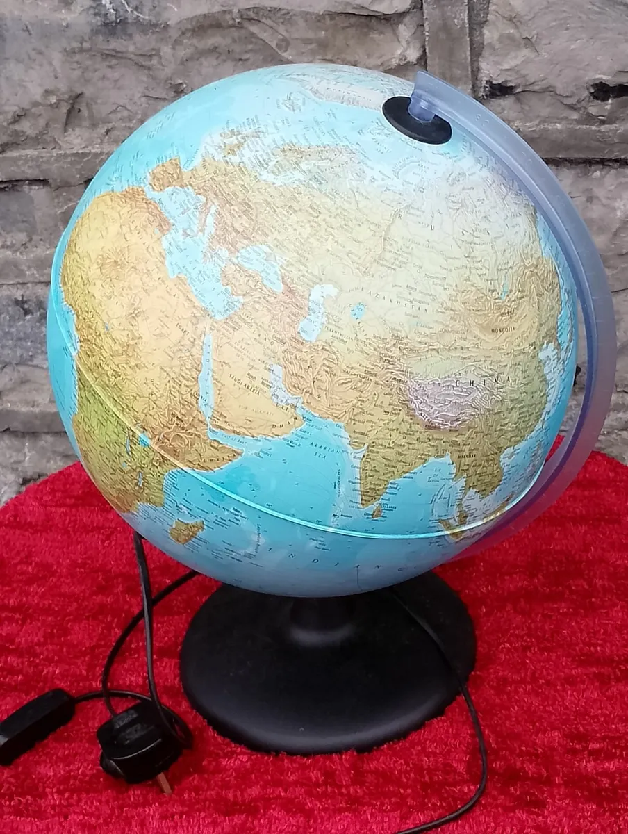 Illuminated World Globe 14 " - Image 1