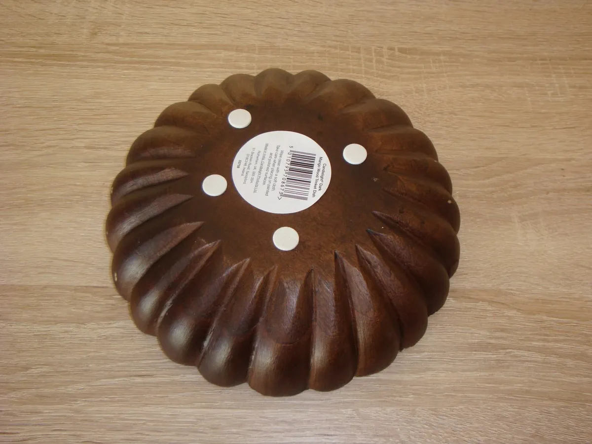 Mango wood brown trinket dish - NEW - Image 2