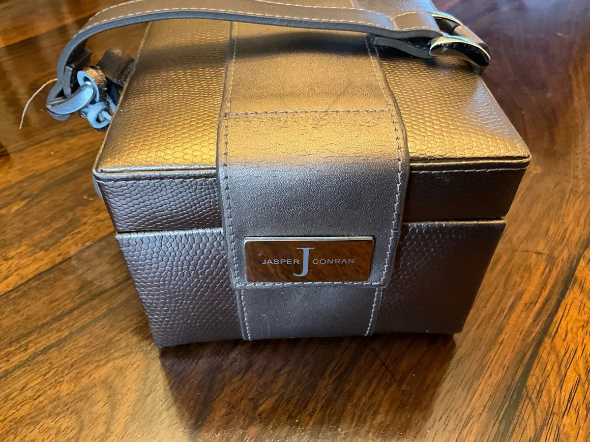 JASPER CONRAN Leather Jewellery Box - Image 1