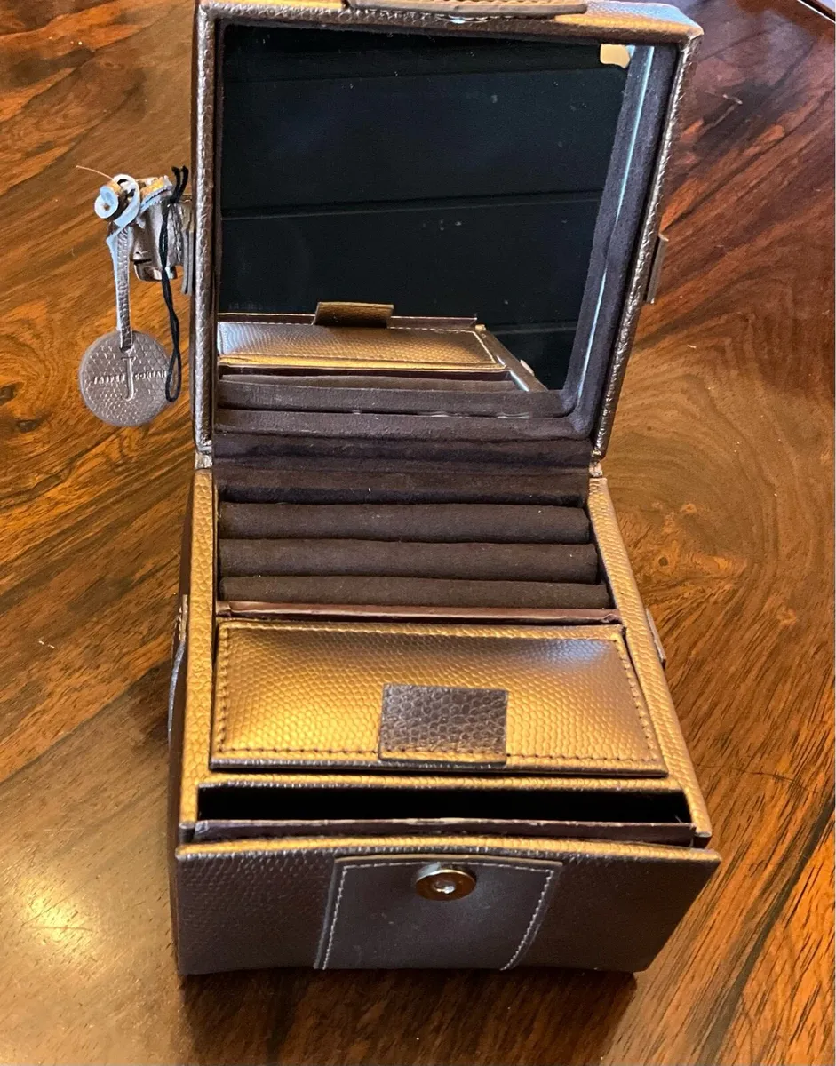 JASPER CONRAN Leather Jewellery Box - Image 3