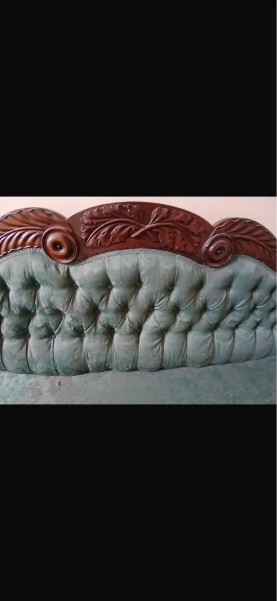 Regency Mahogany Library Settee - Image 3