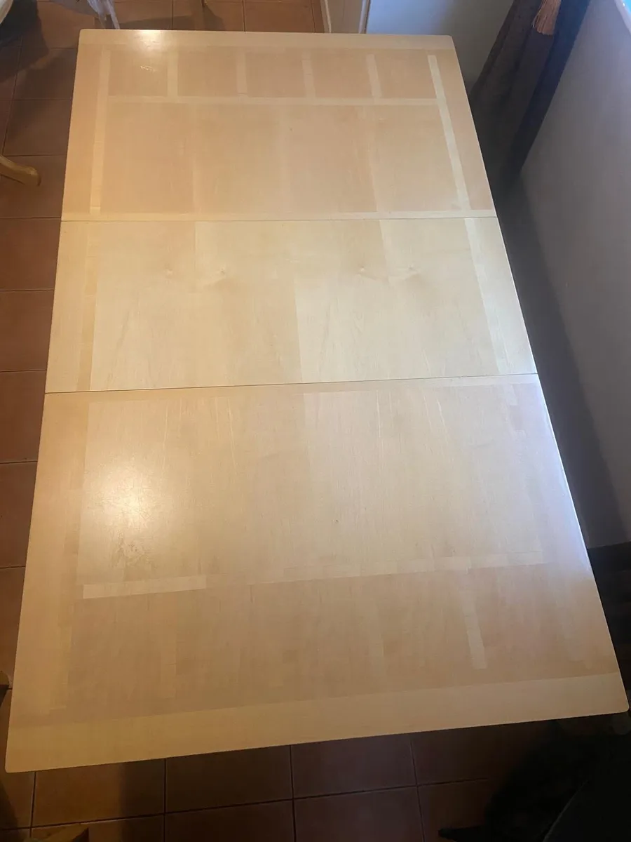 Maple extendable kitchen table - Image 3
