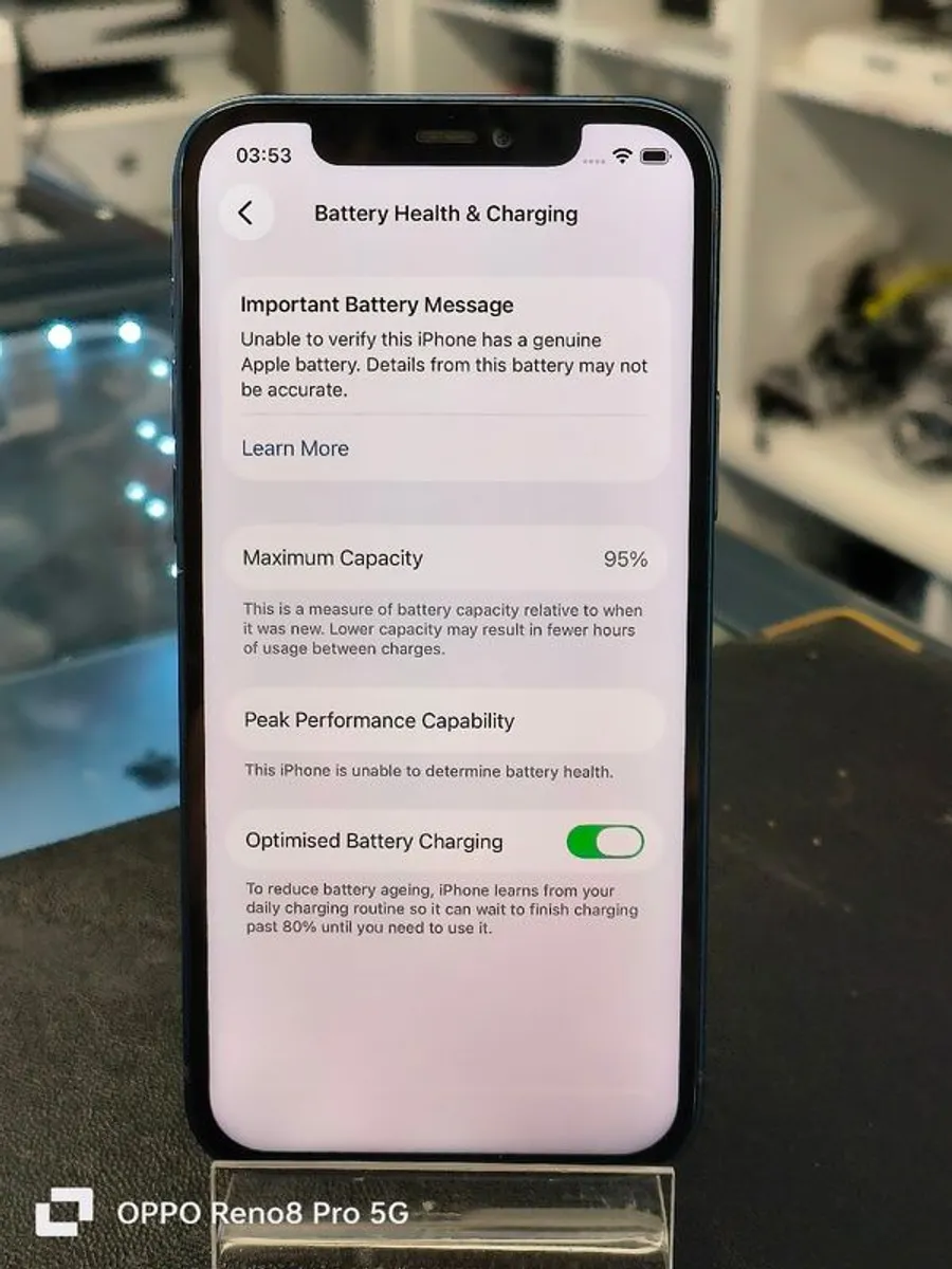 Apple iPhone 12 128GB SimFree Unlocked Blue (Battery: 95%) - Image 4