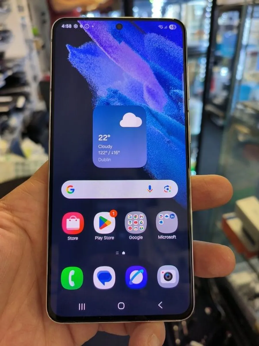 Samsung S21 5G 128GB/ 8GB RAM Dual Sim Unlocked Phantom White - Image 3