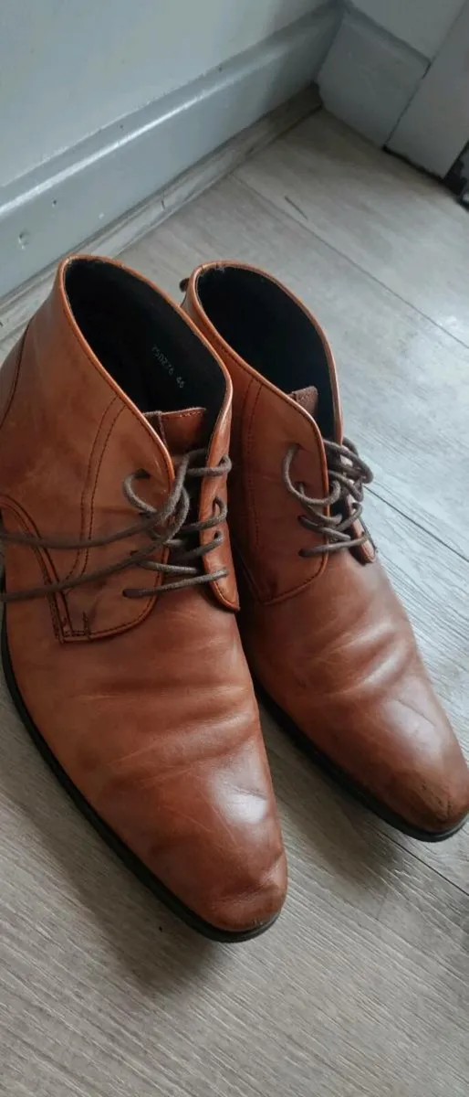 DICE leather man shoes size 46 - Image 3