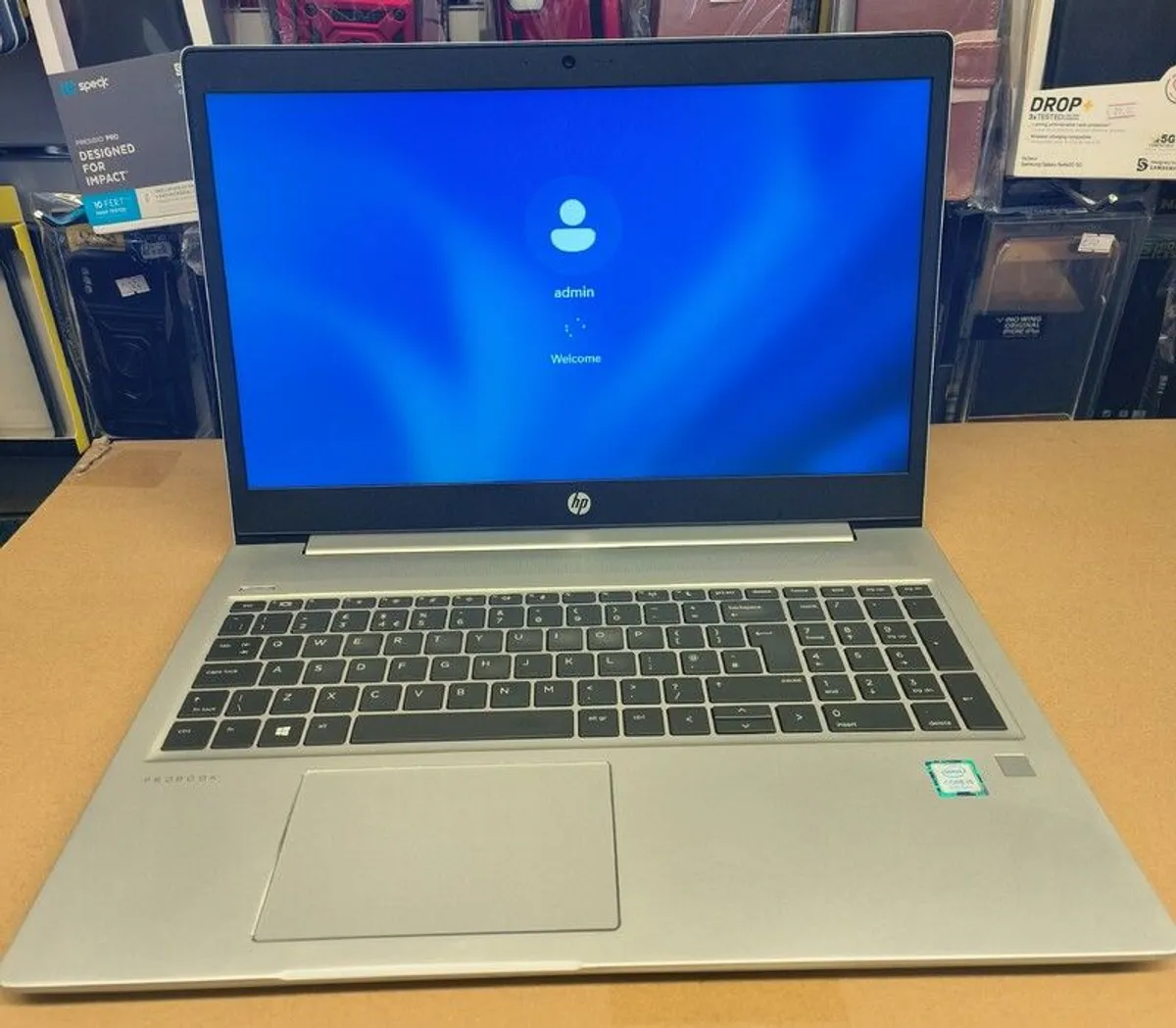 HP ProBook 450 G6 15.6" Intel Core i5-8265U 12GB RAM 256GB SSD Windows 11 Pro Fingerprint (Sale Price) - Image 1