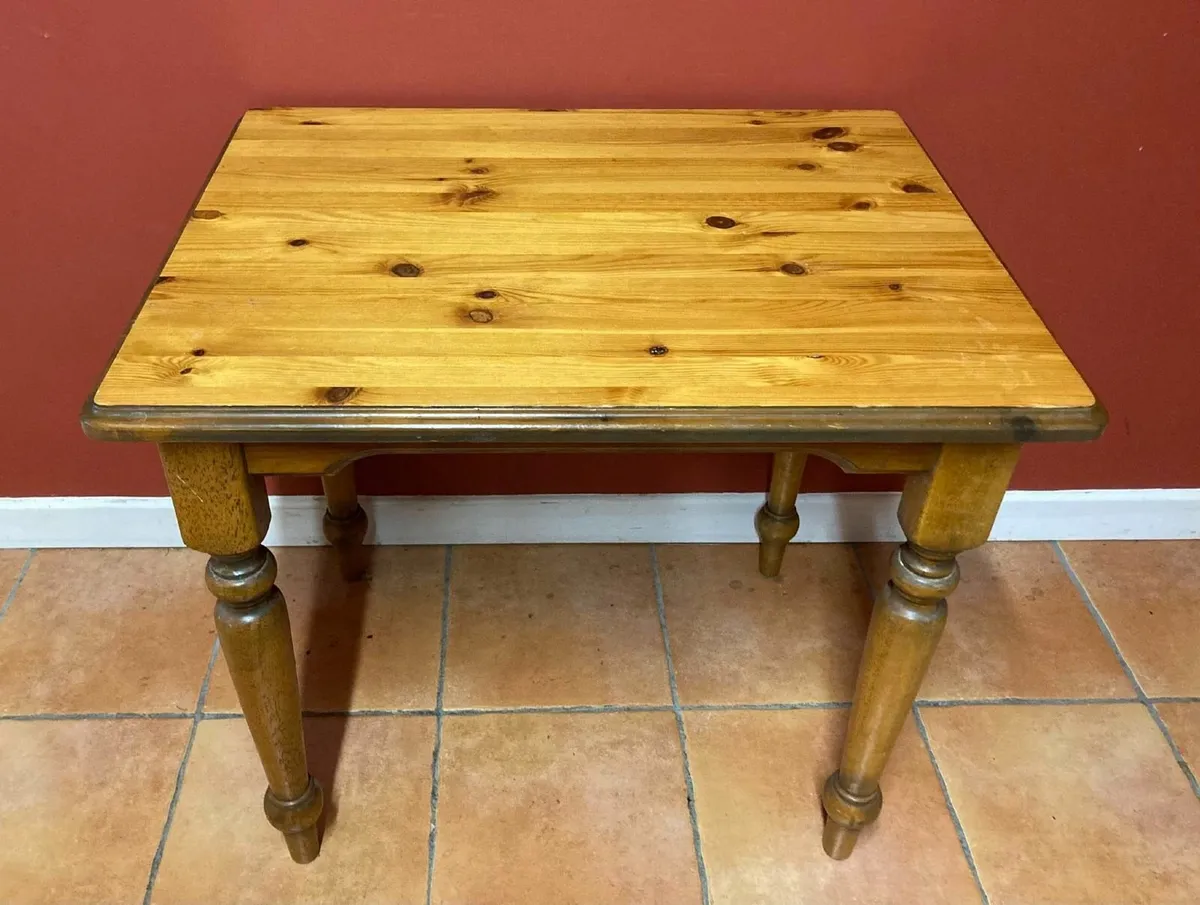 Solid Wood Dining Table – Compact & Sturdy - Image 2