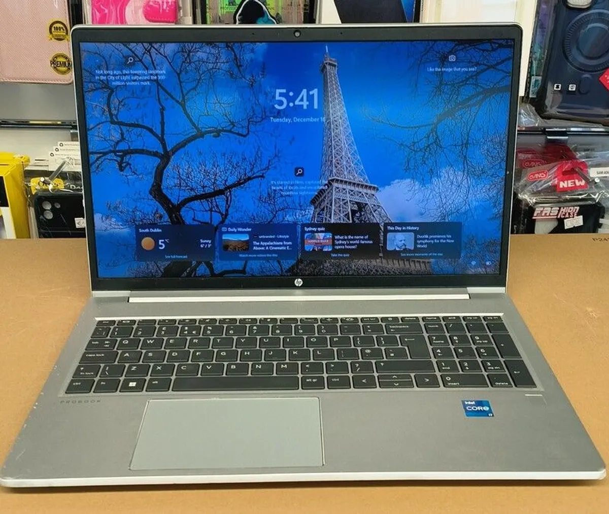 HP ProBook 450 G8 Laptop, 15.6" FHD IPS Micro Edge Display, Intel i7 11th Gen (i7-1165G7) 2.8 GHz, 8GB RAM, 256GB SSD, Windows 11 Pro, Intel Iris Xe Graphics, Backlit Keyboard, DOS, Silver - Image 3