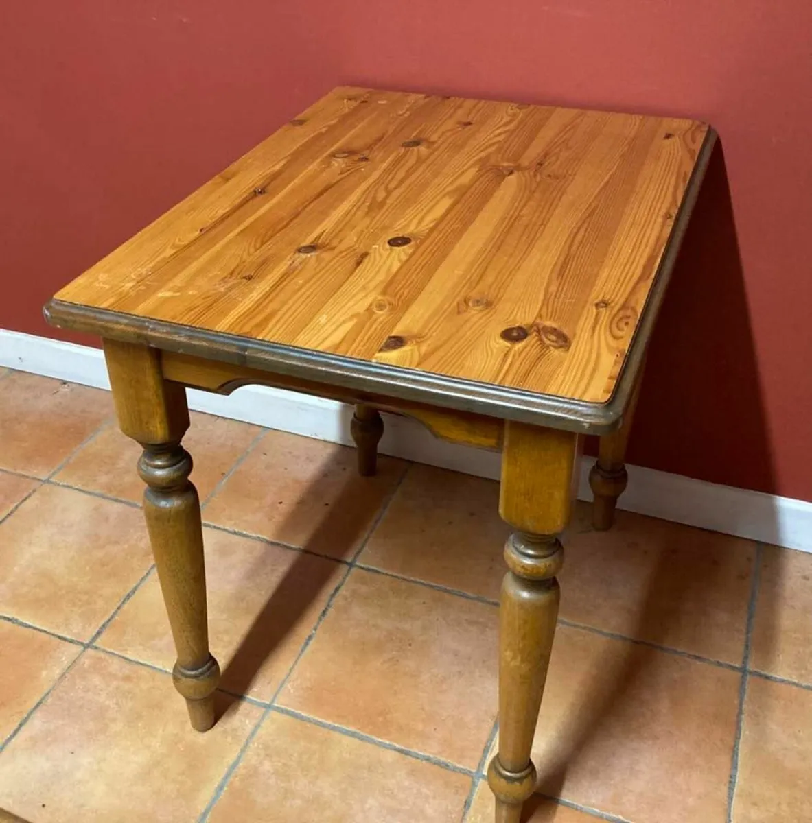 Solid Wood Dining Table – Compact & Sturdy - Image 4