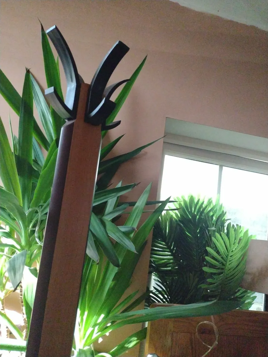 Hall or home office heavy wooden coat stand - Image 4