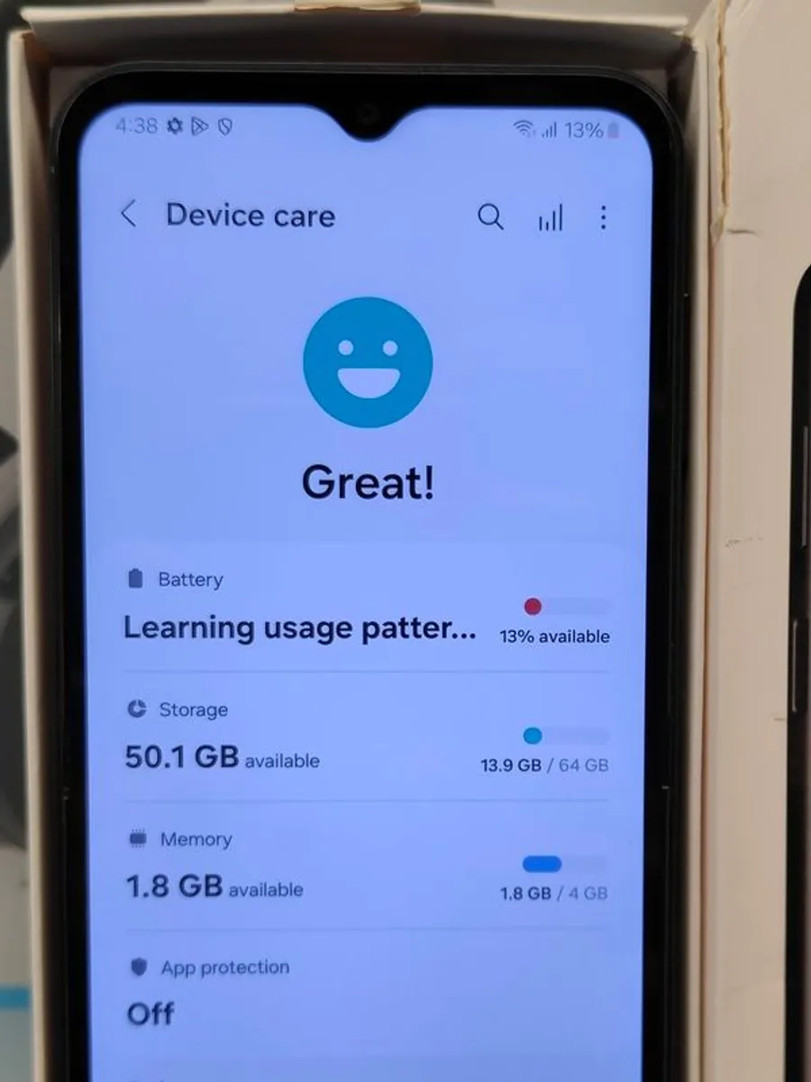 Samsung Galaxy A14 Black 4GB 64GB Dual Sim Unlocked Smart Phone - Image 4