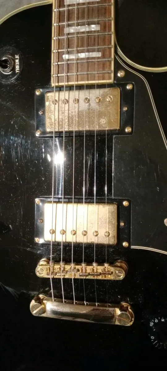 Epiphone Les Paul custom guitar black beauty - Image 2