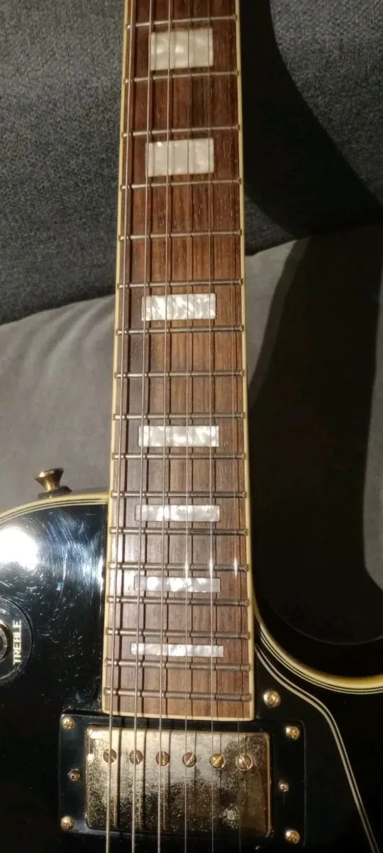 Epiphone Les Paul custom guitar black beauty - Image 3