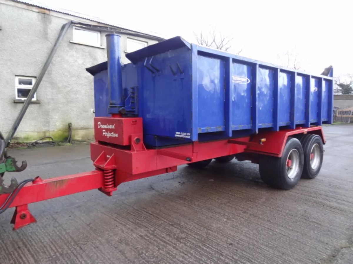 Tipping Dump Trailer With Mini Super Singles - Image 1