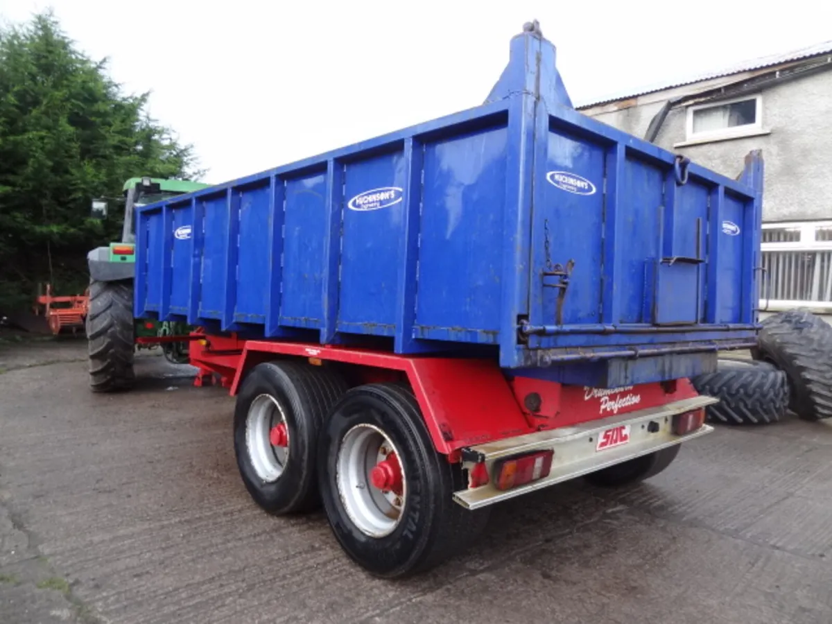 Tipping Dump Trailer With Mini Super Singles - Image 3